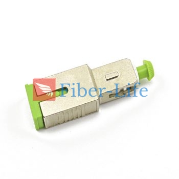 SC APC Singlemode Fixed Fiber Optic Attenuator, Male To Female
