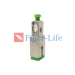 SC APC Singlemode Fixed Fiber Optic Attenuator, Male To Female