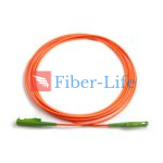 E2000 APC To E2000 APC Simplex OM1 Multimode Fiber Patch Cable