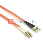 SMA905 To LC UPC Duplex OM1 Multimode Fiber Patch Cable