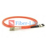 SMA905 To LC UPC Duplex OM2 Multimode Fiber Patch Cable