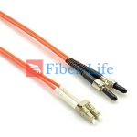 SMA905 To LC UPC Duplex OM2 Multimode Fiber Patch Cable