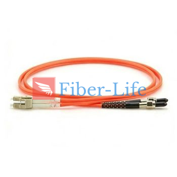 SMA905 To LC UPC Duplex OM2 Multimode Fiber Patch Cable