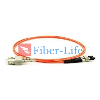 SMA905 To SC UPC Duplex OM1 Multimode Fiber Patch Cable