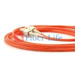 SMA905 To SC UPC Duplex OM1 Multimode Fiber Patch Cable