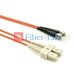 SMA905 To SC UPC Duplex OM2 Multimode Fiber Patch Cable