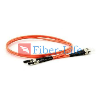 SMA905 To ST UPC Duplex OM2 Multimode Fiber Patch Cable-2