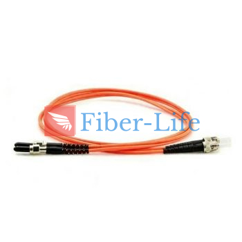 SMA905 To ST UPC Duplex OM2 Multimode Fiber Patch Cable