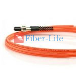 SMA905 To ST UPC Duplex OM2 Multimode Fiber Patch Cable