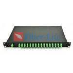 1x16 Singlemode 1U 19 Rack Mount PLC Splitter