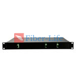 1×2 Singlemode 1U 19 Rack Mount PLC Splitter
