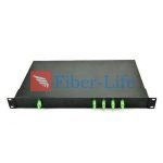 1×4 Singlemode 1U 19 Rack Mount PLC Splitter