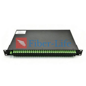 1x64 Singlemode 1U 19" Rack Mount PLC Splitter