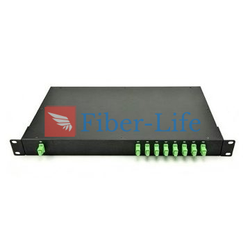 1x8 Singlemode 1U 19 Rack Mount PLC Splitter
