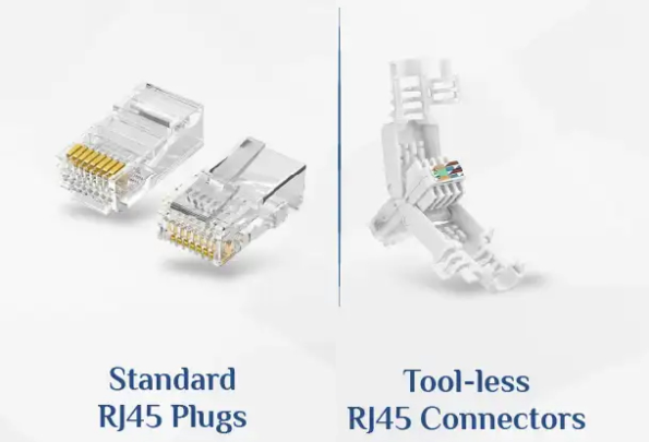 Standard and Tool Less RJ45 Connectors